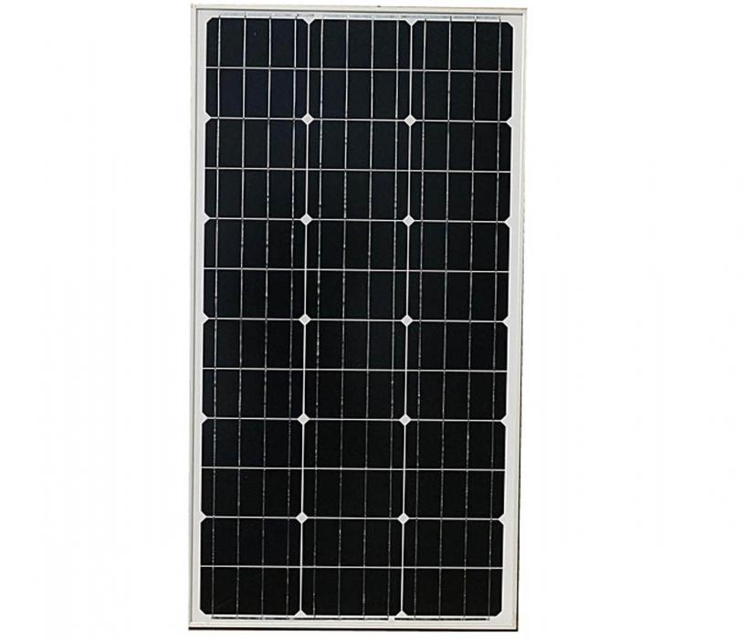80W 12V  NARROW mono solar panel 1000×520