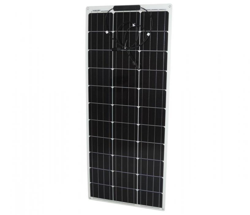 100W 12V NARROW semi-flexible solar panel