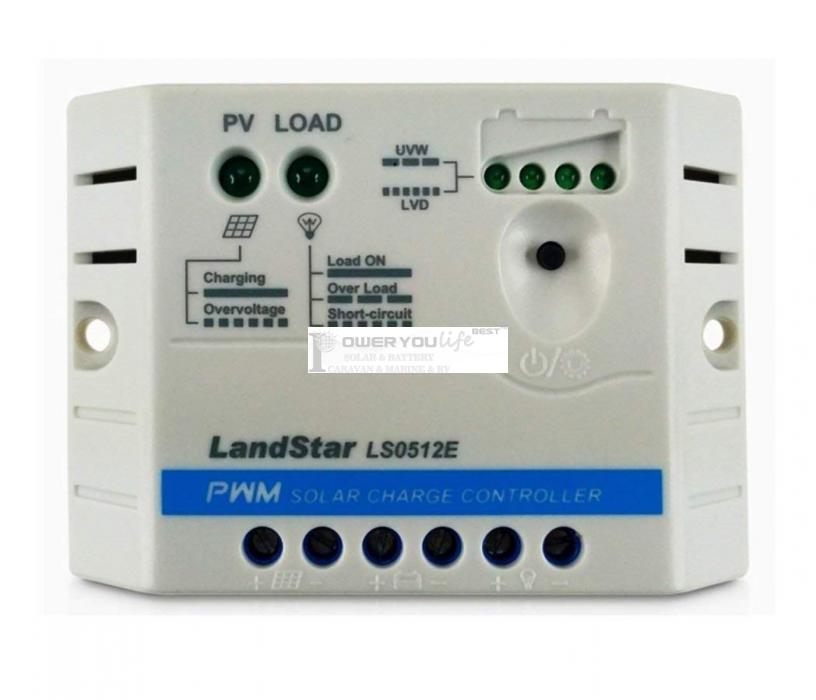 LS0512E  5A  PWM LandStar Solar Charge Controller Regulators