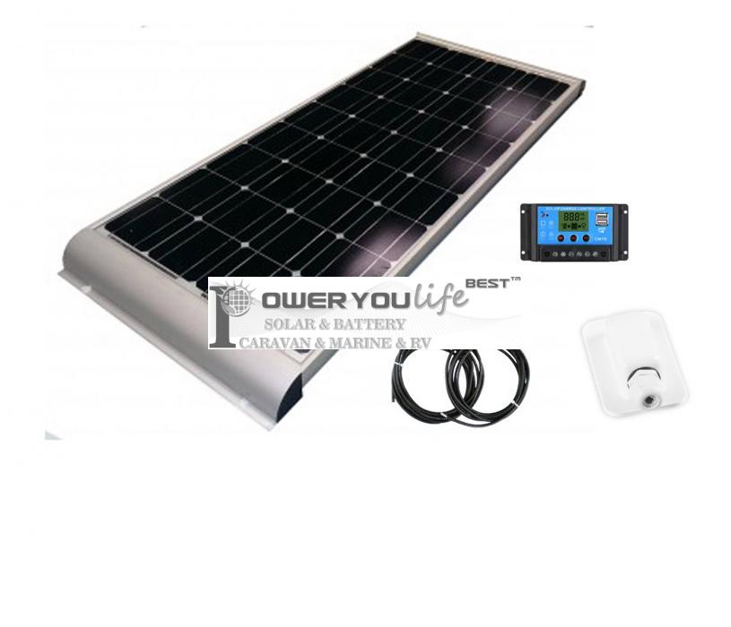 100 Watt Mono Solar Rooftop Kit with Premium fitting