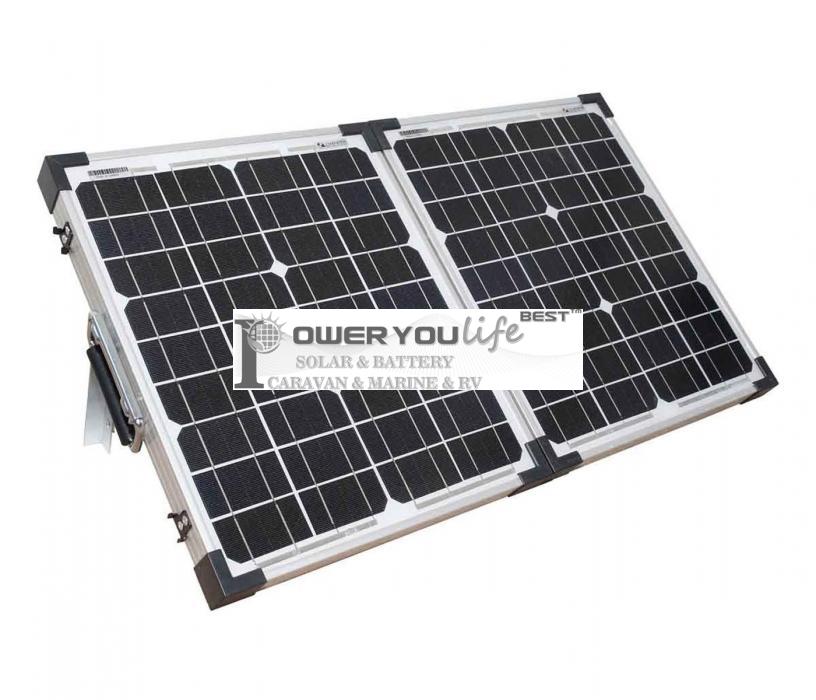 40w MonoCrystalline Folding Solar Panel Kit for boat caravan home